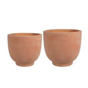 Pot Kevin D55 H50 terra - Set van 2 | Bloempot buiten | Online Woondecoratie NL