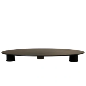 Vloerbeschermer Louis D26 H2 zwart | metalen vloerbeschermer | Online Woondecoratie NL