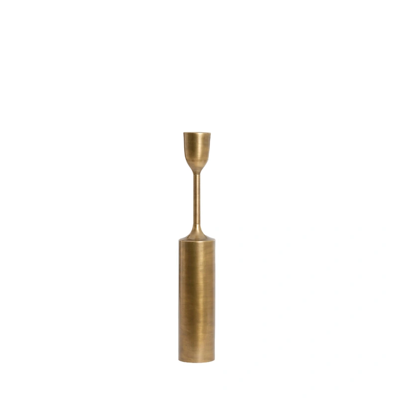 Kaarsenhouder Velez D13 H77 brons | kaarsenhouder staand | Online Woondecoratie NL