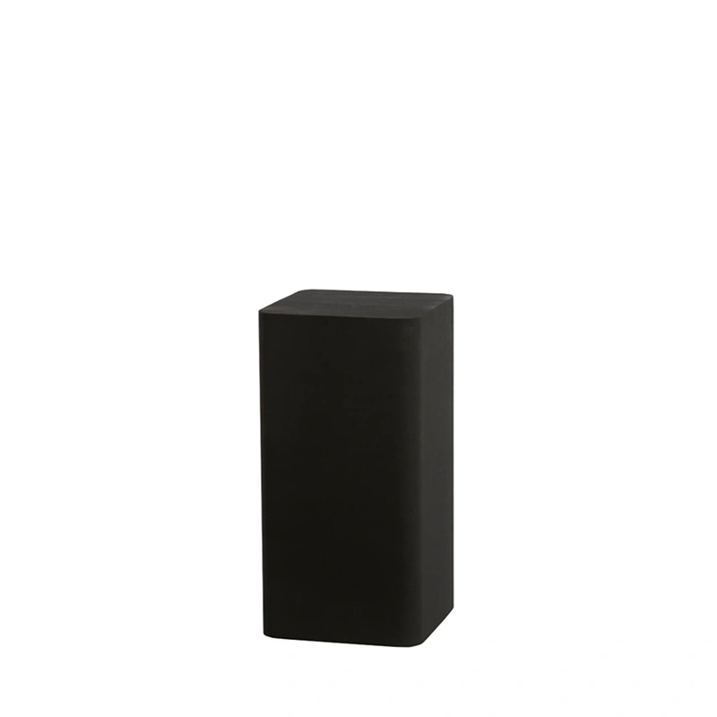Zuil Alurio 30x30x60 mat zwart | Vierkante zuil | Online Woondecoratie NL