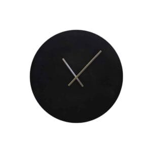 Light & Living Wandklok Licola antiek zwart