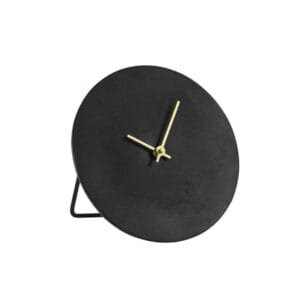 Light & Living Tafelklok Licola antiek zwart