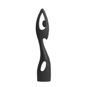 Light & Living Ornament Mujer hout zwart