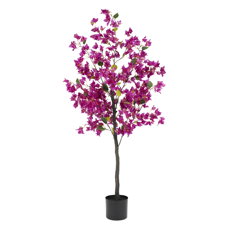 Kunst Bougainvillea 150cm paars | Niet te onderscheiden | Online Woondecoratie NL